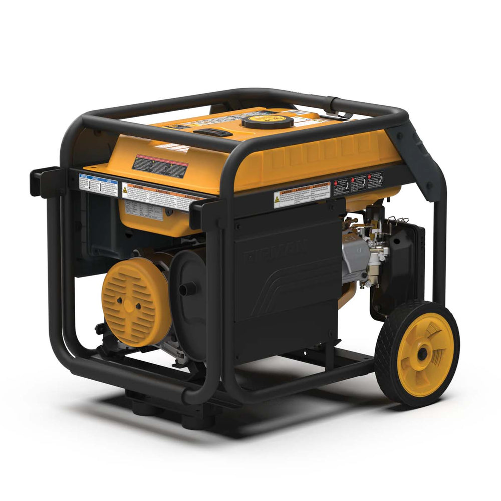 Firman H03651 Dual Fuel 4550W Portable Generator Right And Rear View