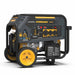 Firman H07552 Dual Fuel 7500W Portable Generator Front and Side View