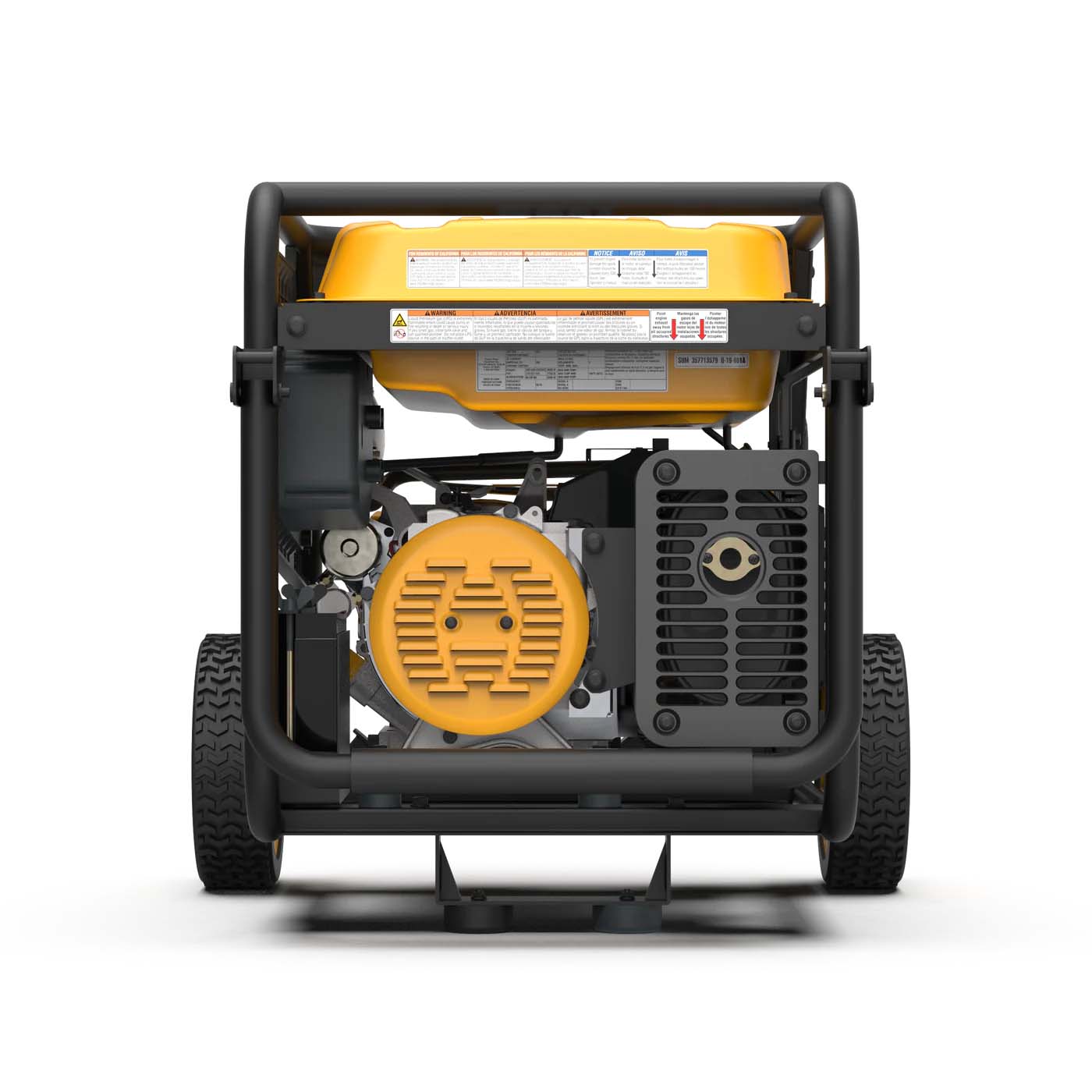 Firman H07552 Dual Fuel 7500W Portable Generator Side View