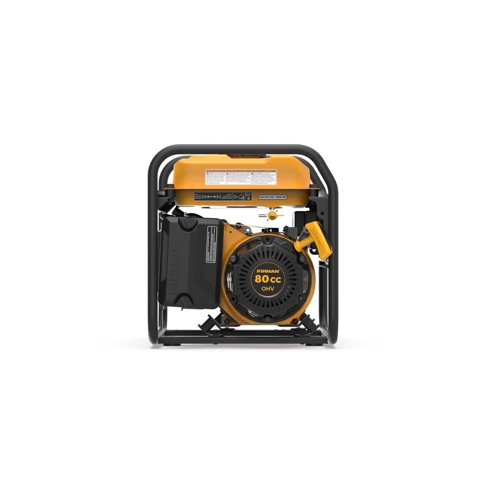 Firman P01201 Gasoline 1500W Generator Left Side View With Engine