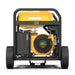 Firman P07505 Gasoline 9400W Generator Left Side View With Wheels and Engine