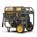 Firman P12002 15000W Gasoline Portable Generator Front And Right Side View