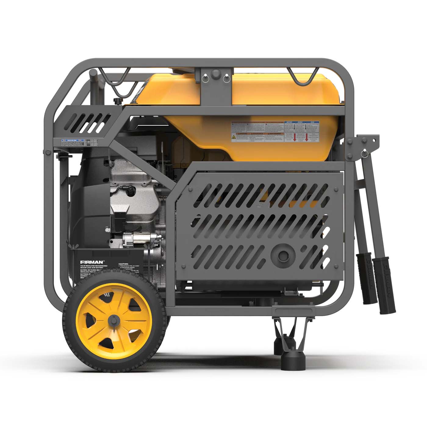 Firman P12002 15000W Gasoline Portable Generator Rear View