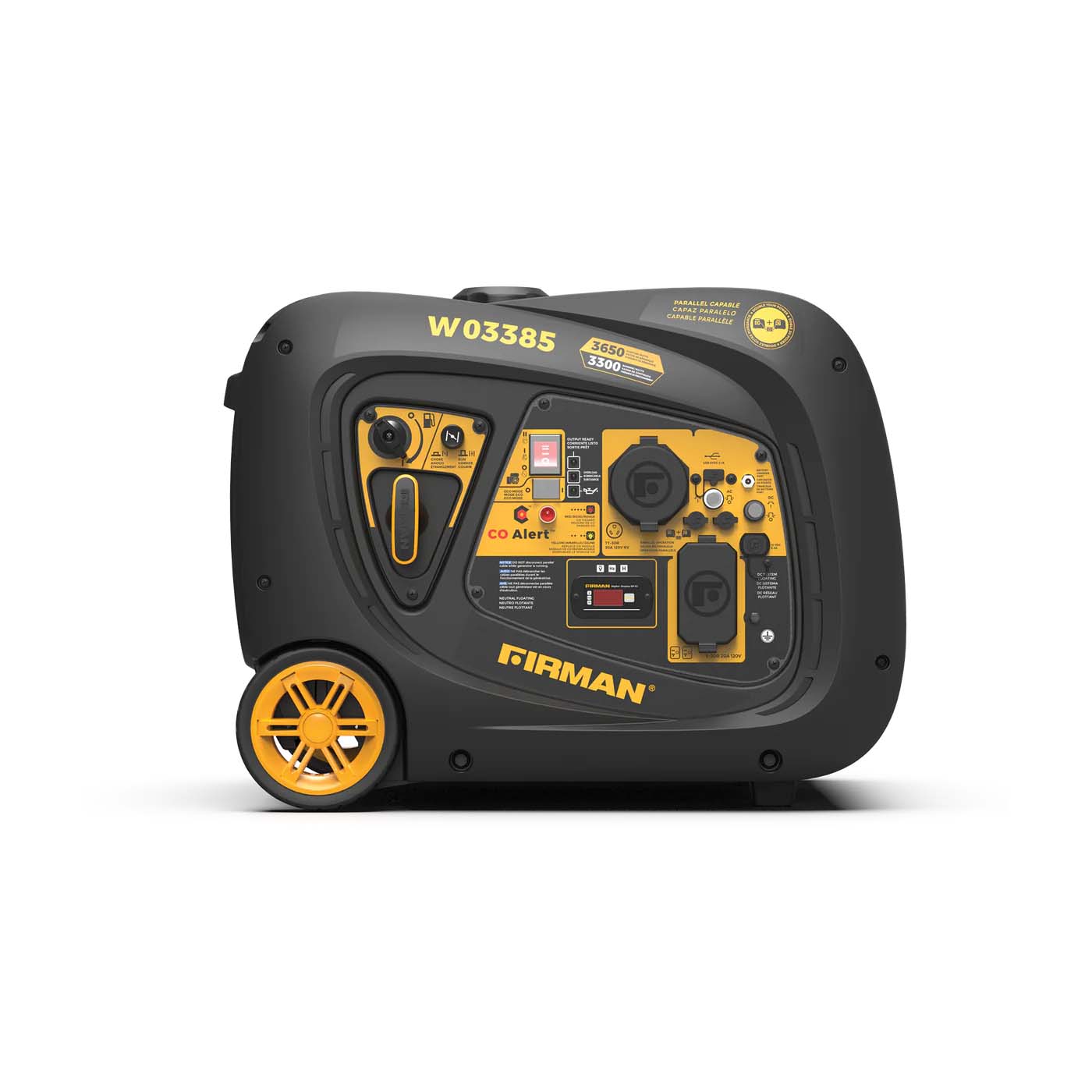 Firman W03385 Gasoline 3650W Generator Front View