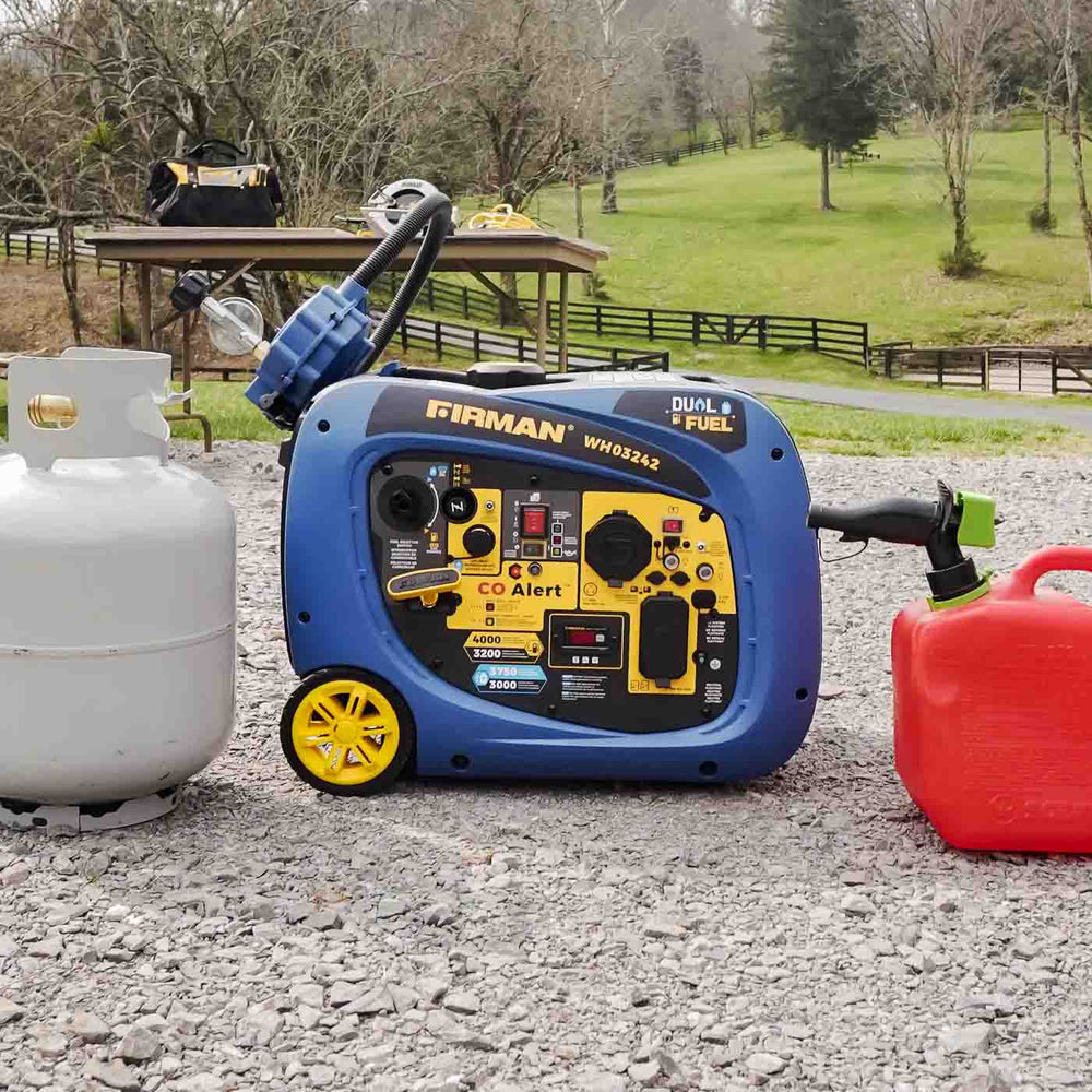 Firman WH03242 Dual Fuel 4000W Generator Powered By LPG and Gasoline