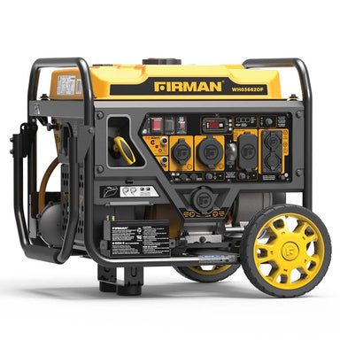 Firman WH03662OF Dual Fuel Open Frame Inverter Generator 4500W Electric Start Left And Front View