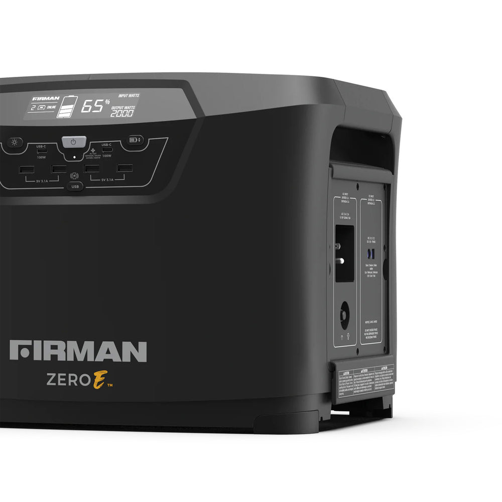 Firman ZERO E Front and Right Side View With Ports