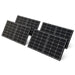 Four ZERO BREEZE 100W Solar Panels