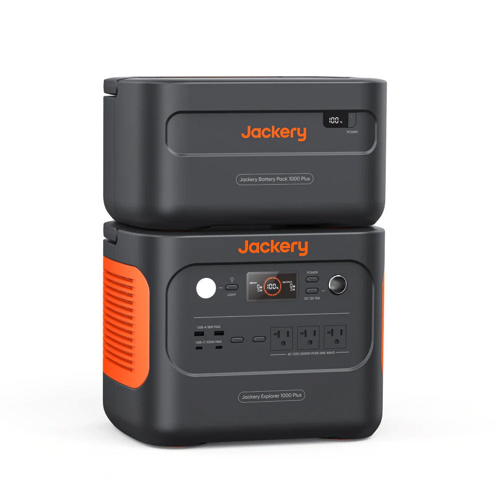 Jackery Explorer 1000 Plus With The Battery Pack 1000 Plus