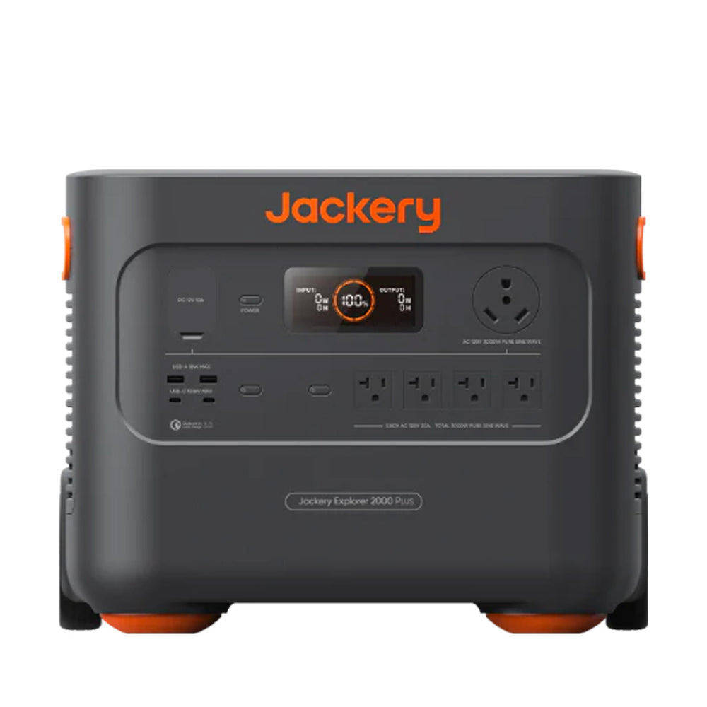 Jackery Explorer 2000 Plus Portable Power Station Front View No Handle