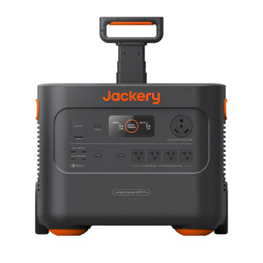 Jackery Explorer 2000 Plus Portable Power Station Front View With Handle