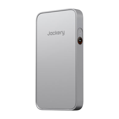 Jackery FridgeGuard Battery Pack 1024Wh expansion battery with its LCD screen and power button on the right side