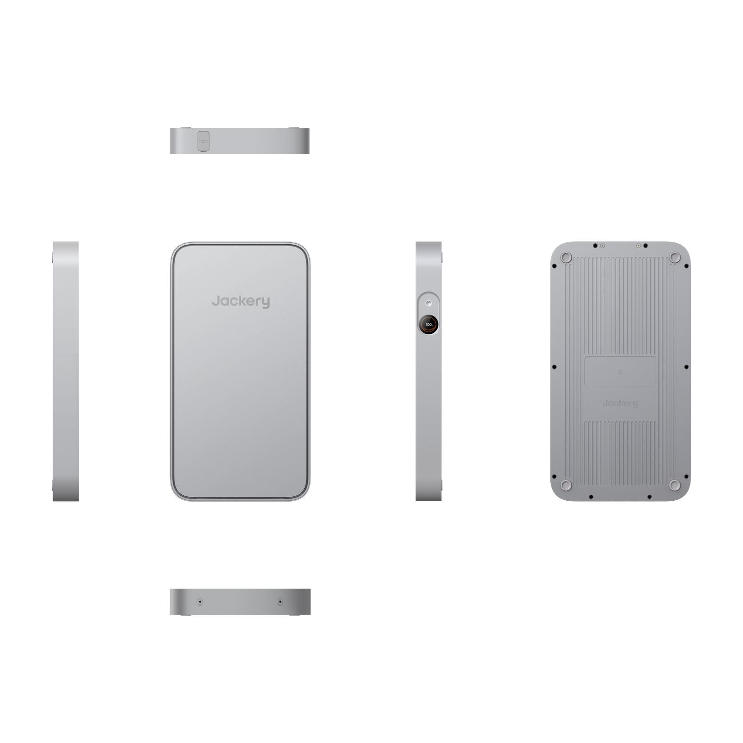 Jackery FridgeGuard Battery Pack front, back, side, top and bottom views