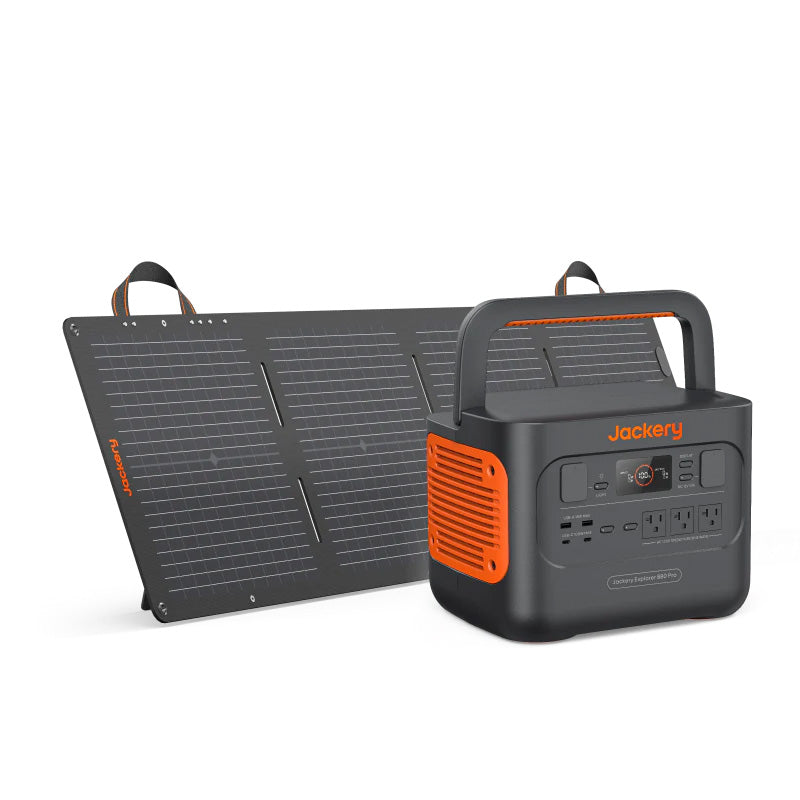 Jackery Solar Generator 880 Pro With 100W Mini SolarSaga Panel