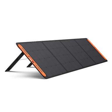 Jackery SolarSaga 200W solar panel unfolded on its kickstands