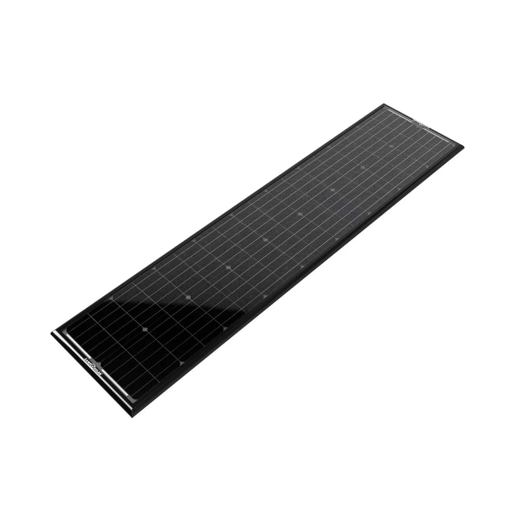 Obsidian Series 90-Watt Long Solar Panel Laying Sideways