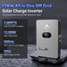 One of two FR12K-B 12KW off-grid inverters in the 24kW kit with dual 22A MPPTs, 13200W input and 200A charging