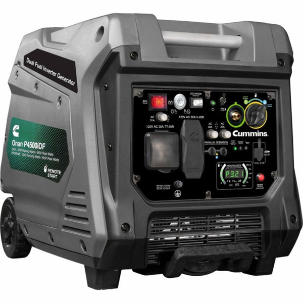 Cummins Onan P4500iDF dual fuel inverter generator