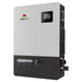 SunGold Power 18KW 48V Three-Phase Solar Charge Inverter PowerCore 18K-48 front view with LCD and breaker panel