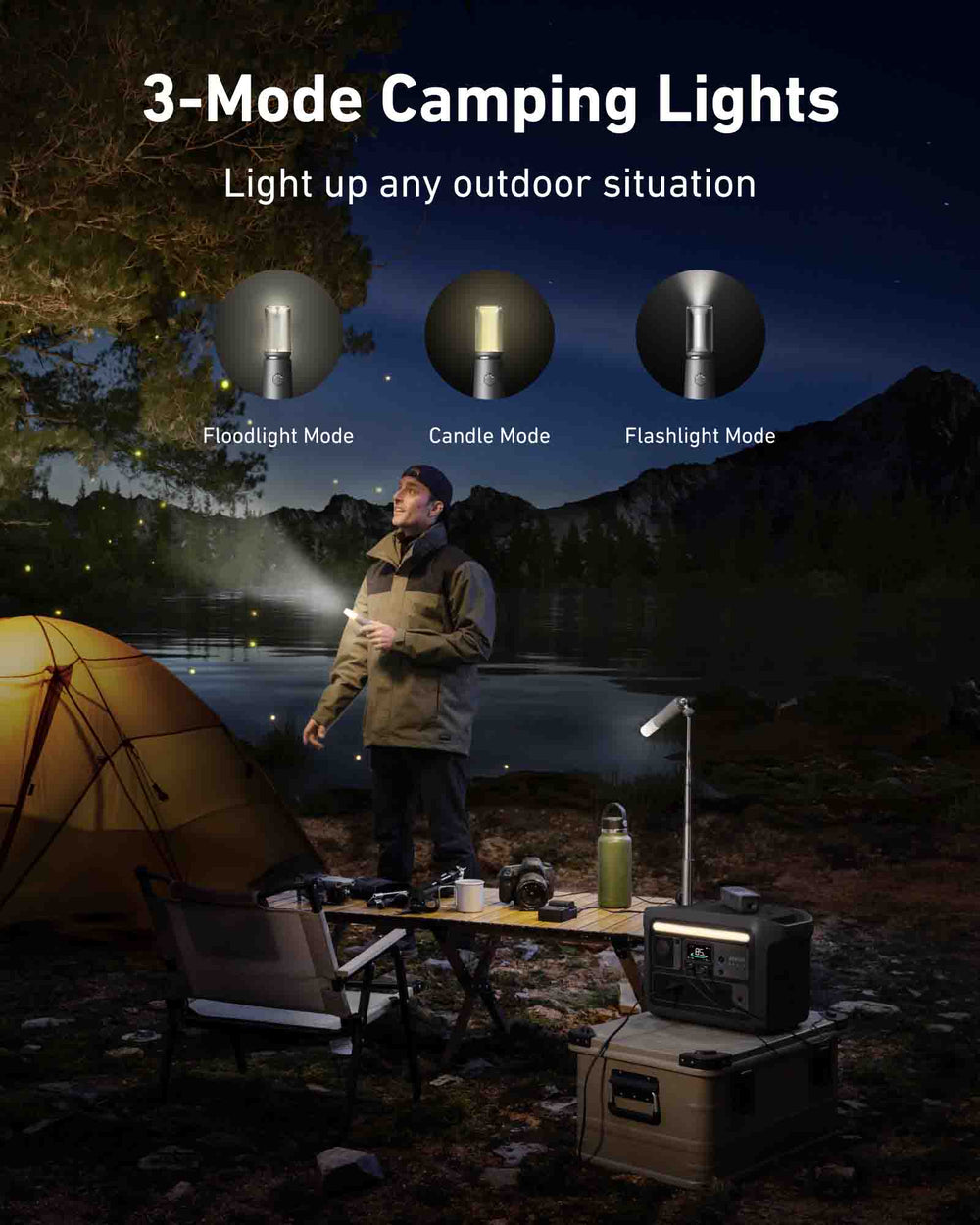 The Anker SOLIX C800X Has 3-Mode Camping Lights