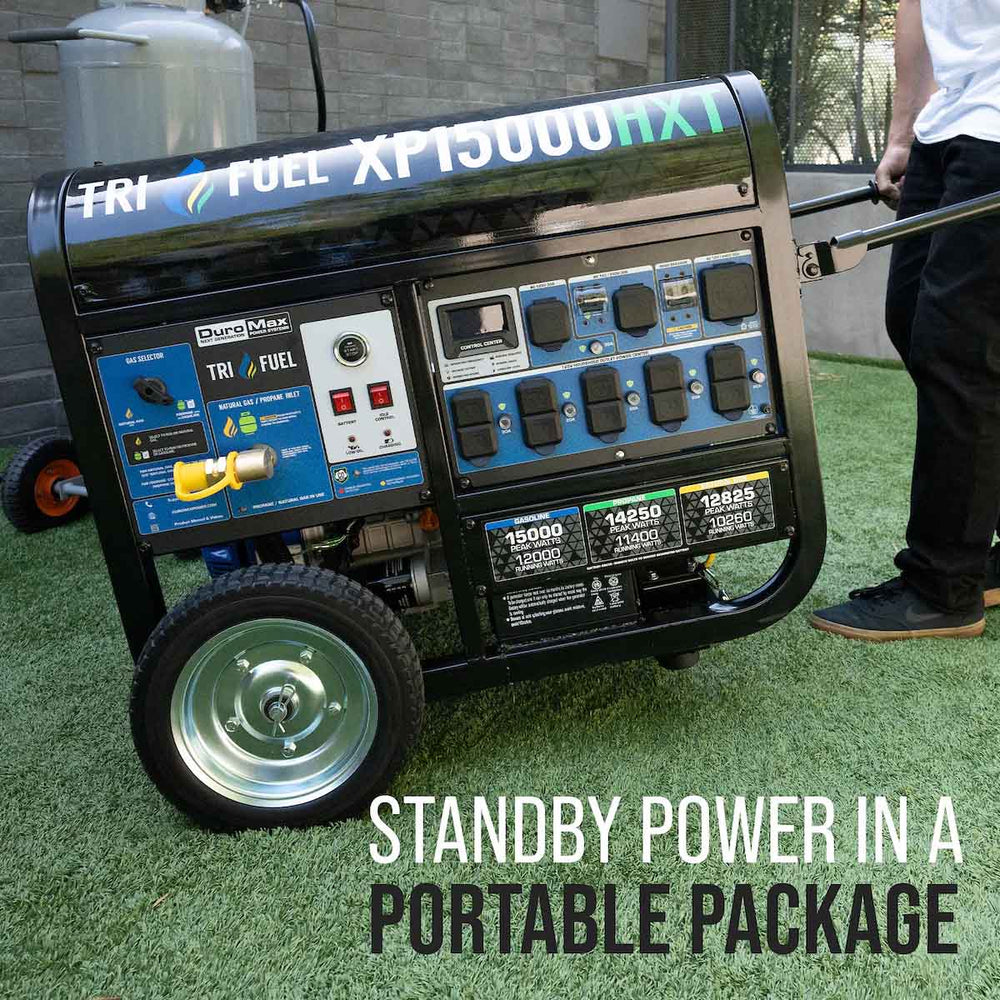 The DuroMax XP15000HXT Has Standby Power In A Portable Package