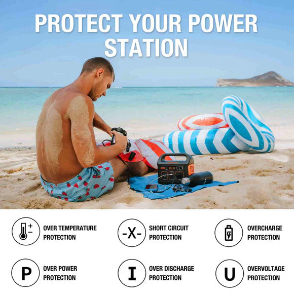 The Jackery Explorer 240 Portable Power Station Comes With A Variety Of Protections