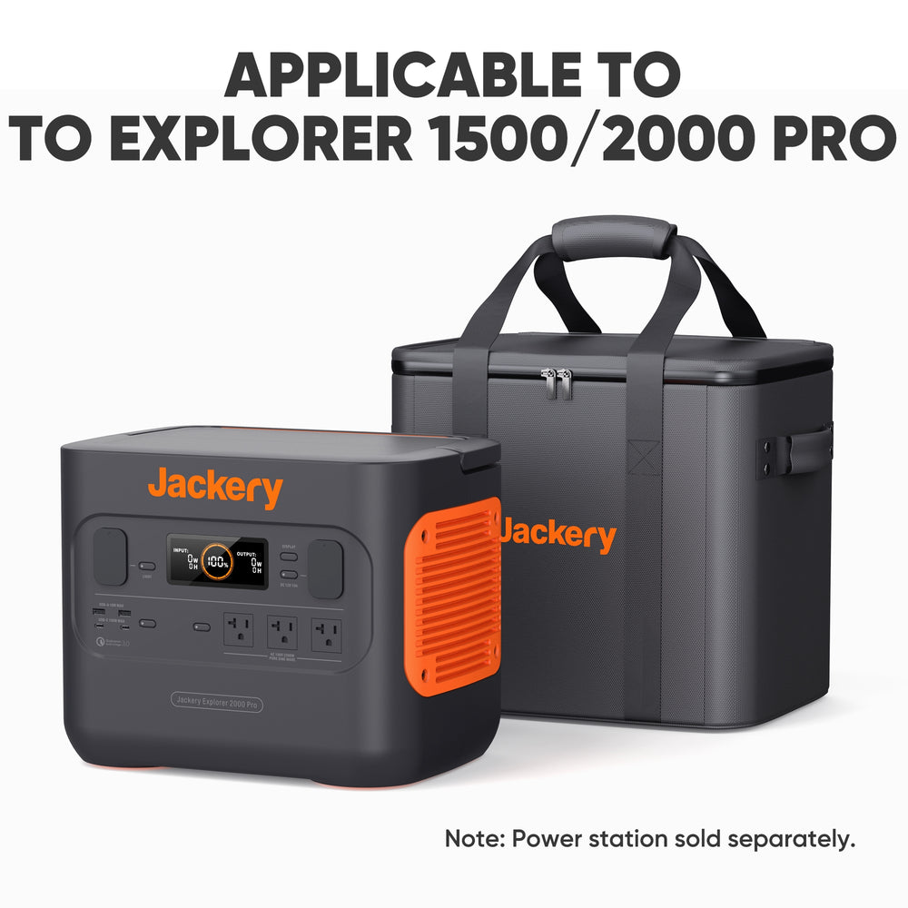 The Jackery Large Carrying Case Bag Is Applicable To The Explorer 1500 And The Explorer 2000 Pro