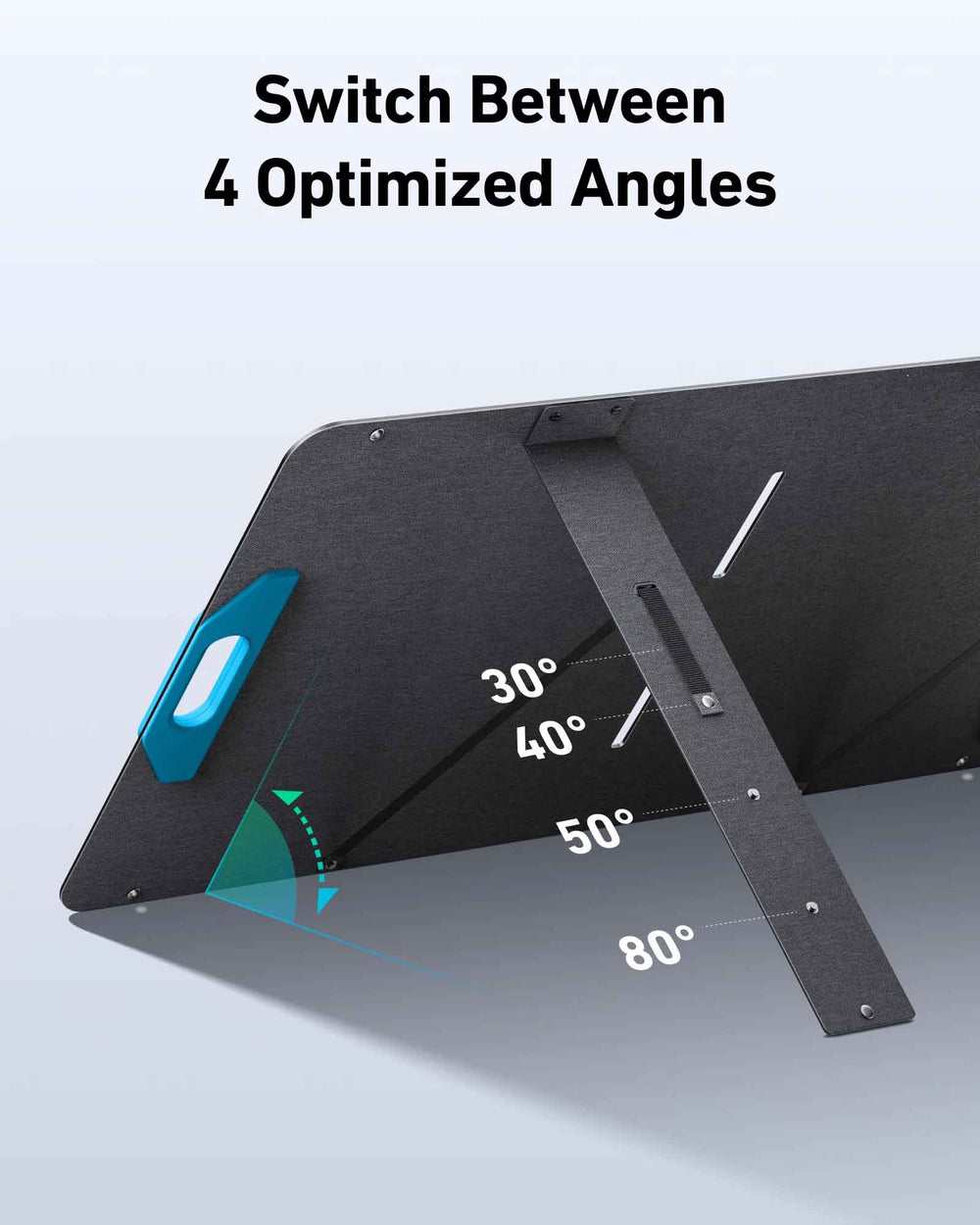 The SOLIX PS100 Can Switch Between Four Optimized Angles