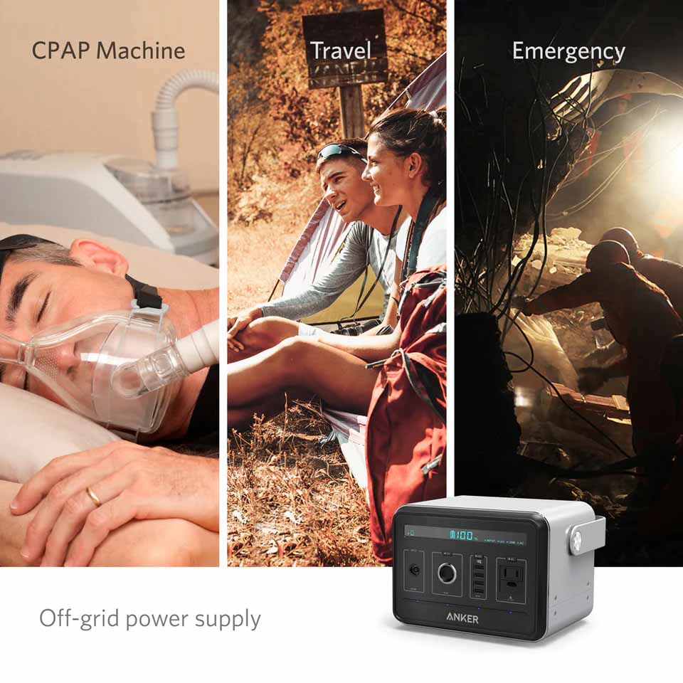 The Anker PowerHouse 400 Portable Power Station Is Versatile Enough For Many Uses, Including CPAP Machines, Travel, Emergencies, and Off-Grid Power Supply