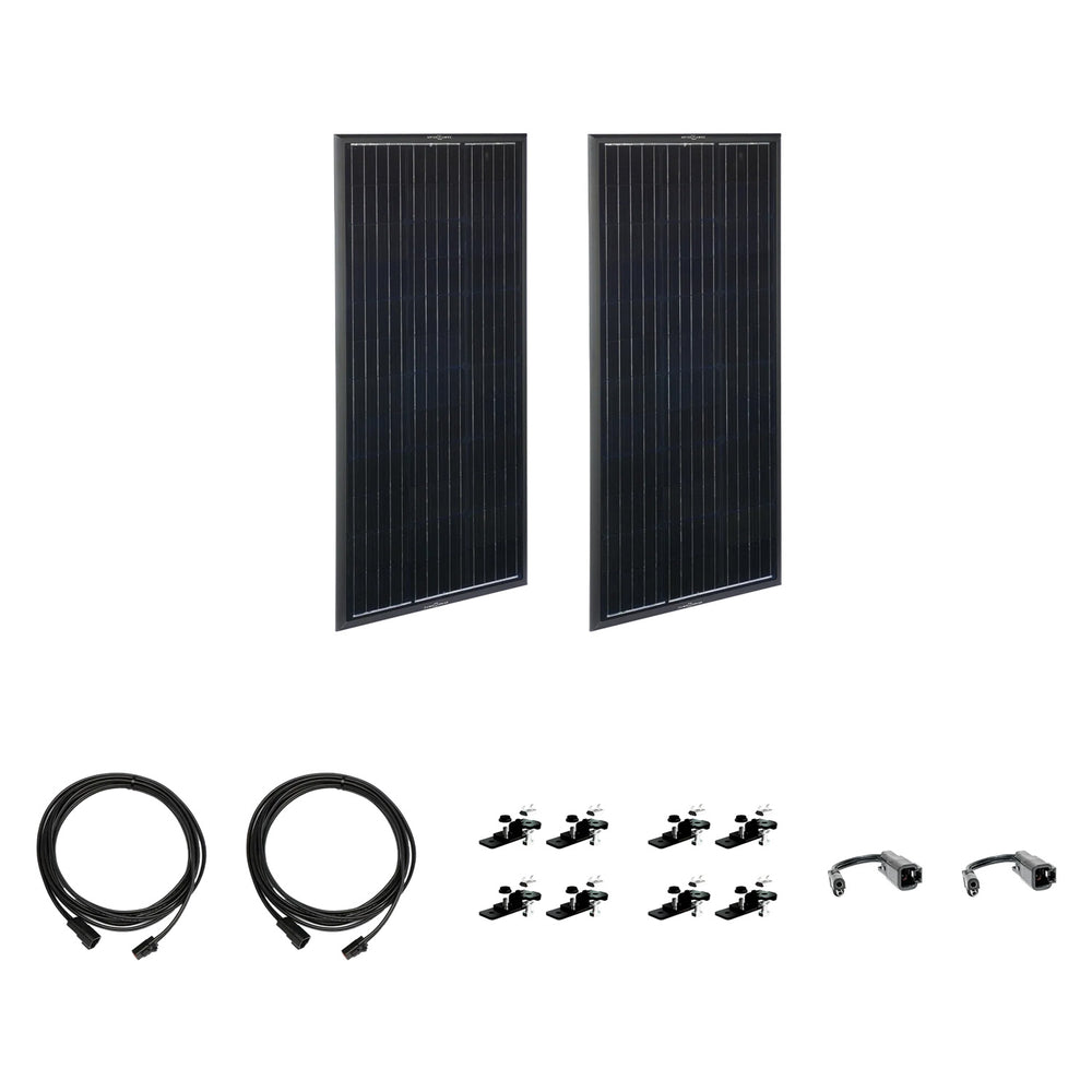 Zamp Solar OBSIDIAN® SERIES 200-Watt Solar Panel Kit