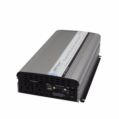AIMS Power 1500 Watt 12 Volt Modified Sine Power Inverter With Battery Charger and Transfer Switch