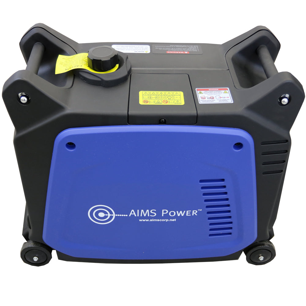 AIMS Power 3200 Watt Portable Gasoline Pure Sine Inverter Generator Front View