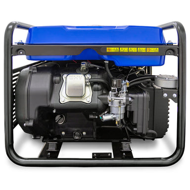 AIMS Power 3850 Watt Portable Dual Fuel Inverter Generator Manual Rear View