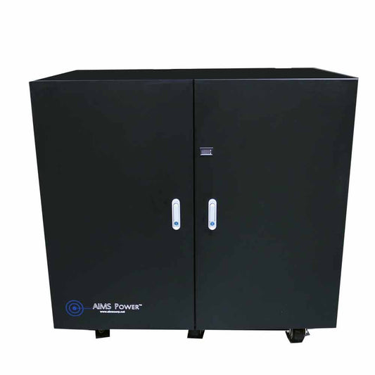 AIMS Power Battery Cabinet | Industrial Grade | Fits Up To 12 Batteries