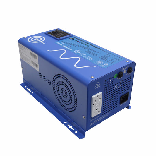 AIMS Power Pure Sine Inverter Charger | 1500 Watts | 12 Volts