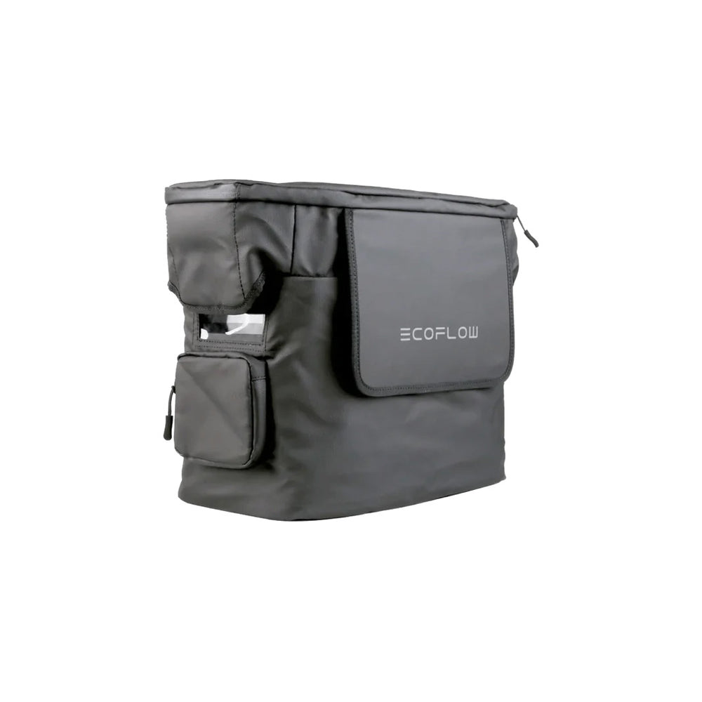 EcoFlow DELTA 2 Waterproof Bag Side and Rear View With Pockets