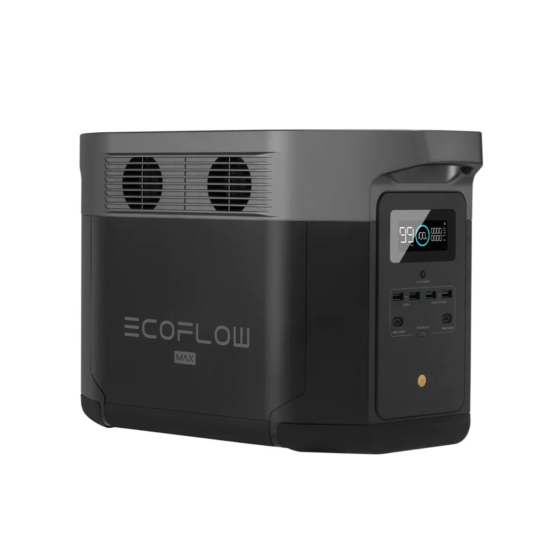 EcoFlow DELTA Max 1600 Portable Power Station Side Front View
