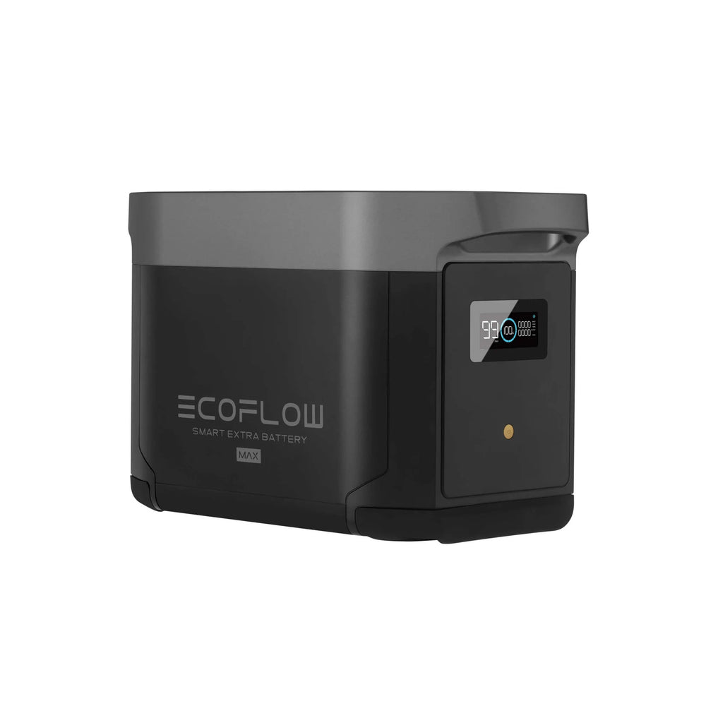 EcoFlow DELTA Max Smart Extra Battery Side & Front View