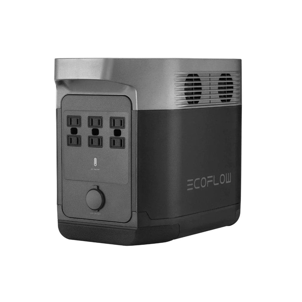 EcoFlow DELTA 1000 Portable Power Station Rear and Side View