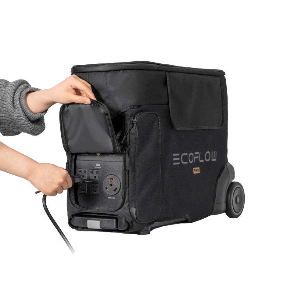 EcoFlow DELTA Pro Bag Opening For AC Outlets