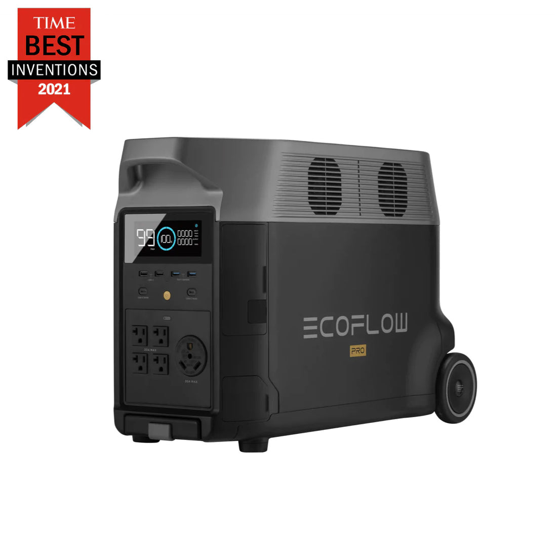 EcoFlow DELTA Pro Portable Power Station Side View