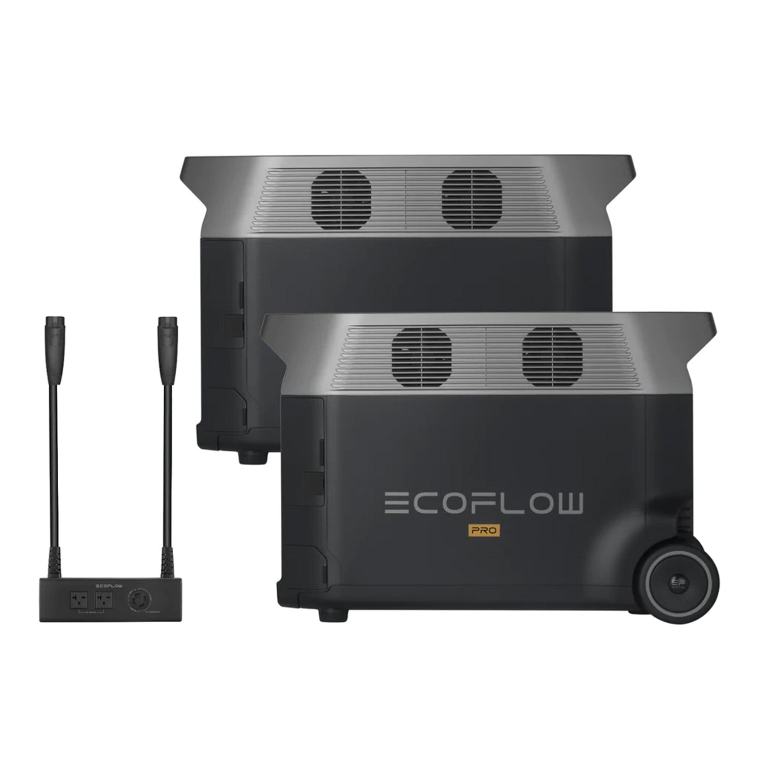 EcoFlow DELTA Pro Portable Power Station *2 + Double Voltage Hub