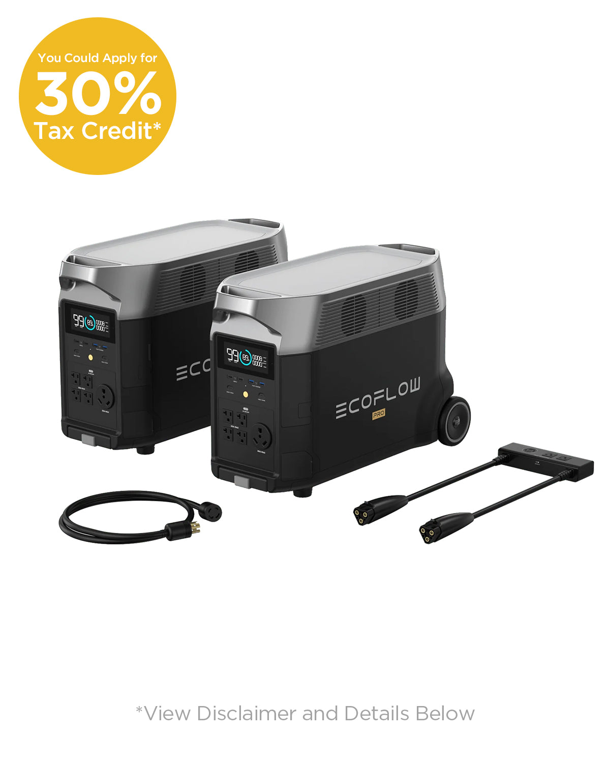 EcoFlow DELTA Pro_2+ Double Voltage Hub-2 - 30% Federal Tax Credit