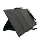 EcoFlow 110W Portable Solar Panel Side & Front View