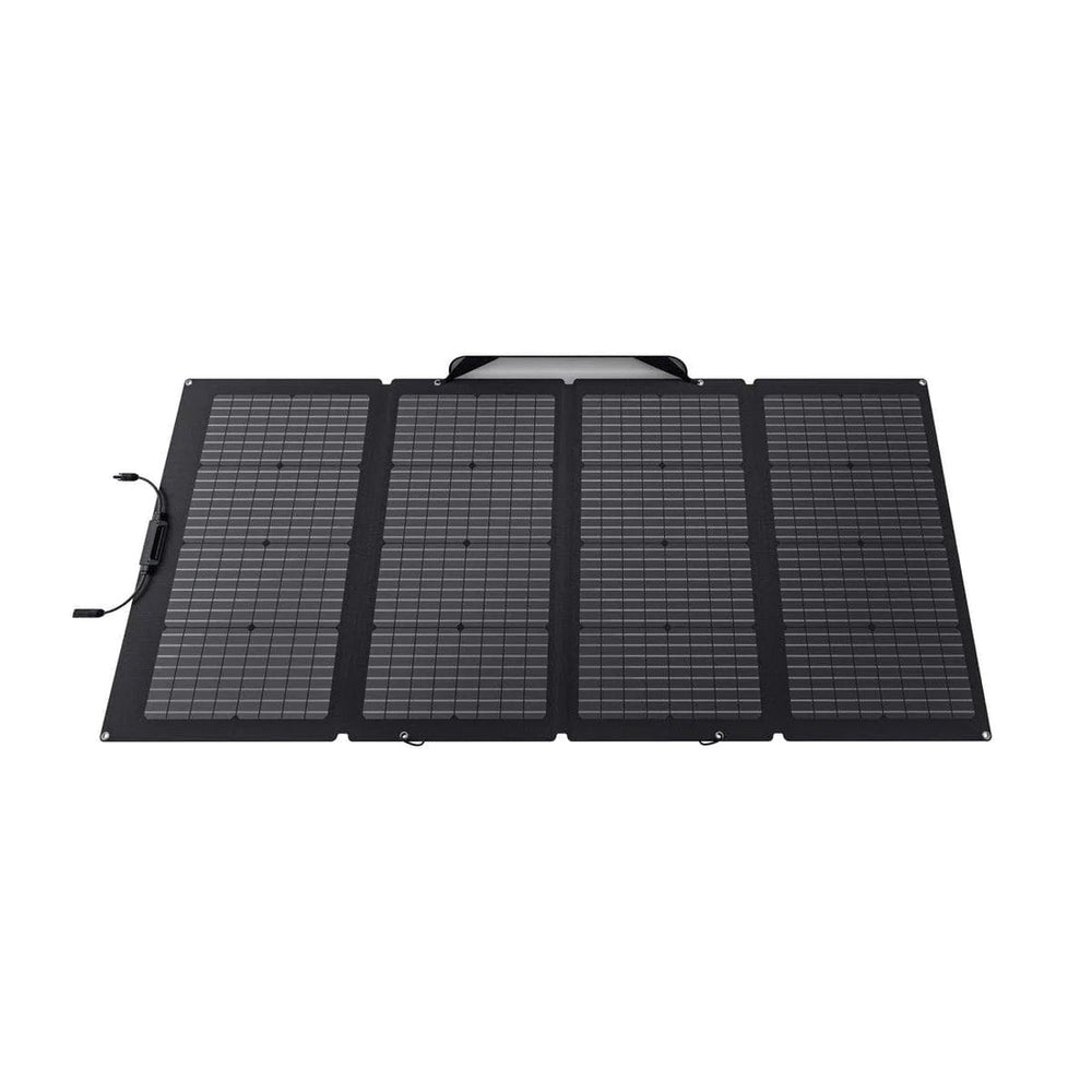 EcoFlow 220W Bifacial Portable Solar Panel Front View