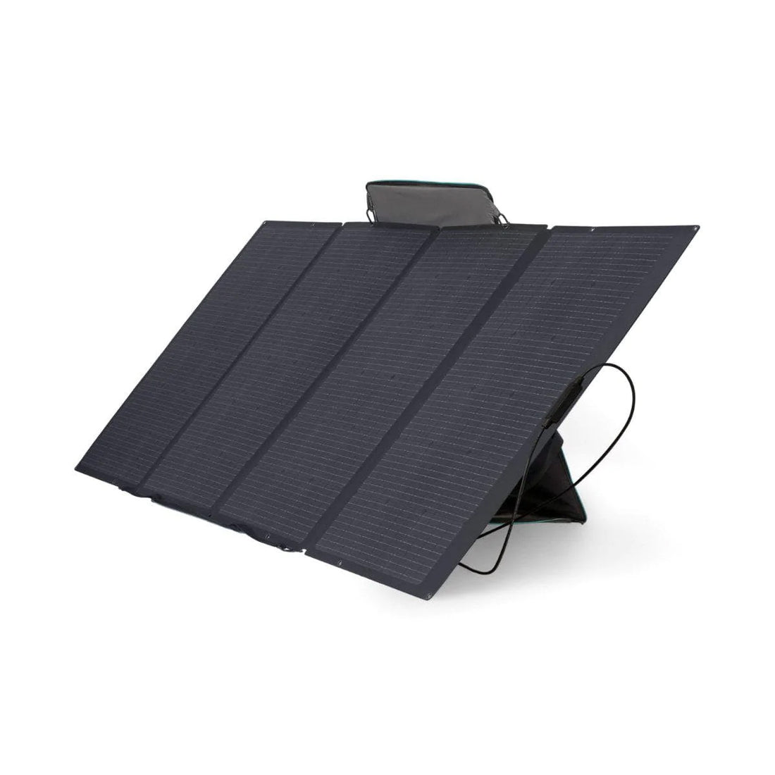 EcoFlow 400W Portable Solar Panel Front & Side View