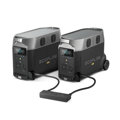 EcoFlow DELTA Pro Portable Power Station *2 + Double Voltage Hub