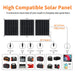 Gofort 60W Portable Solar Panel Is a High Compatible Solar Panel With 4 Connectors That Meet Most of Your Needs in Charging Solar Generators