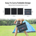 Gofort 60W Portable Solar Panel Has an Easy to Carry Foldable Design