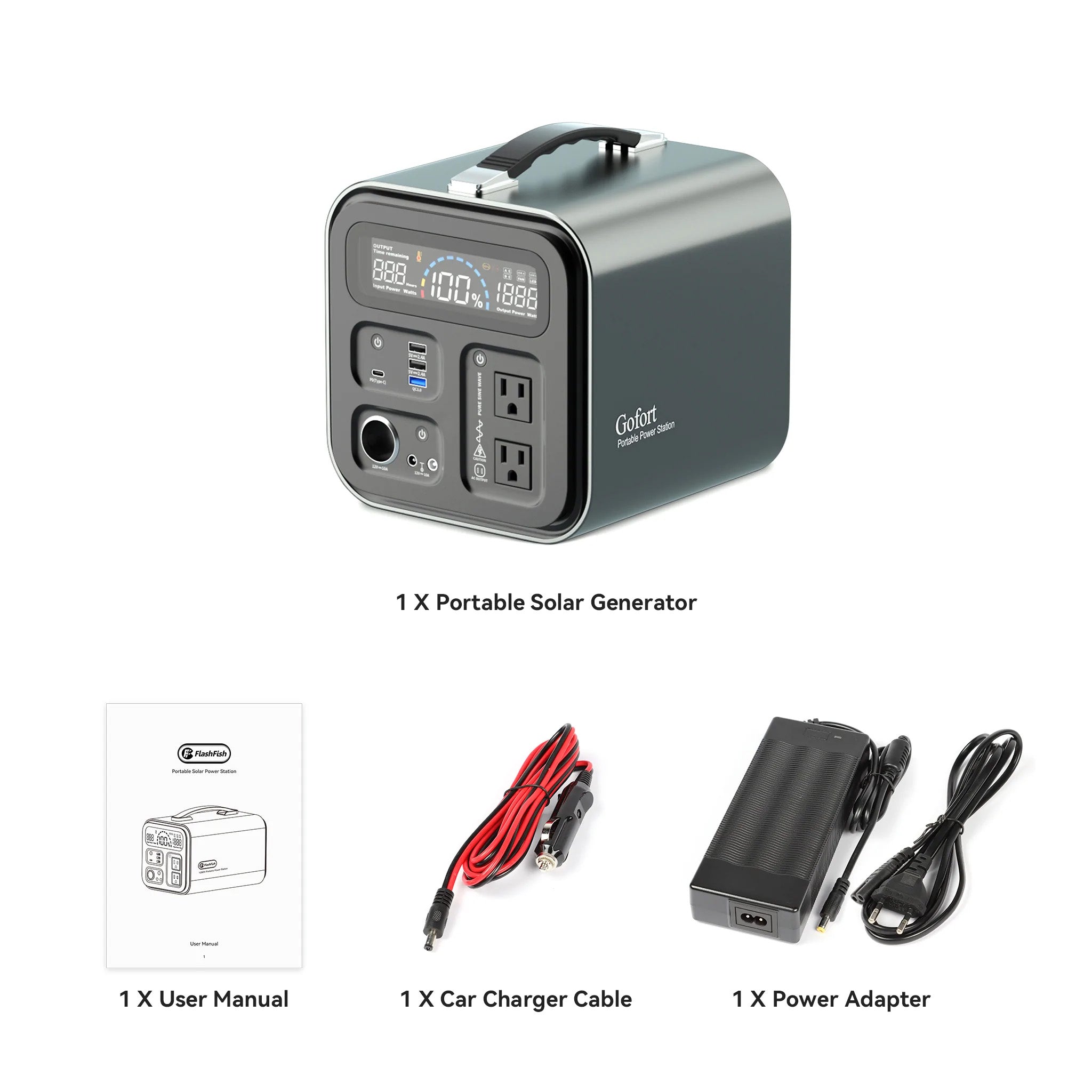 ポータブル電源 Gofort UA550 ポータブル電源 Gofort UA550